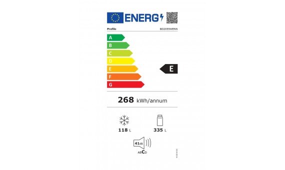 PROFİLO BD2055WENN Üstten Donduruculu Buzdolabı 186 x 70 cm Beyaz, Total No Frost